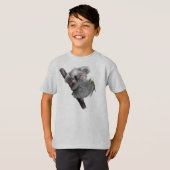 T-shirt Koala de banjo et oiseau de Benji (Devant entier)