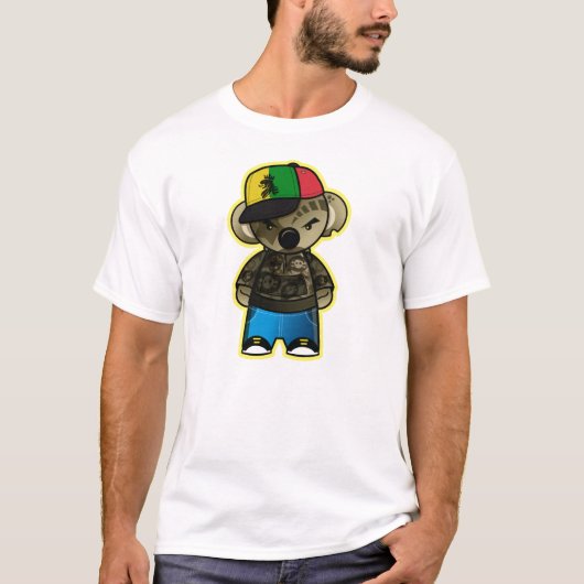 T-shirt koala de gangsta (Devant)
