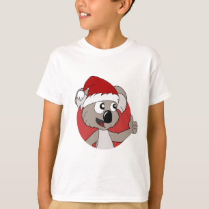 T-shirt koala de Noël dessin animé