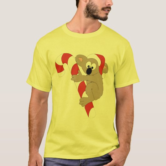 T-shirt Koala de Père Noël (Devant)