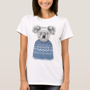 T-shirt Koala d'hiver