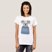 T-shirt Koala d'hiver (Devant entier)