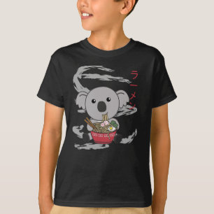 T-shirt Koala Eat Ramen Cute Kawaii Noodles Koalas