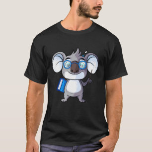 T-shirt Koala En Eyeglass Pré-École Et Enseignement Primai