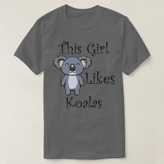 T-shirt Koala et Eucalyptus Drôle Dire mignonne Ours Koala (Design devant)