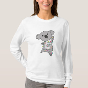 T-shirt Koala Fairy Lights fée de Noël mignon animal