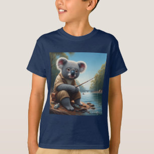 T-shirt Koala Fishing