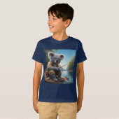 T-shirt Koala Fishing (Devant entier)