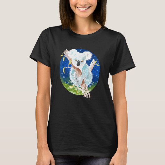T-shirt Koala Graphique Femmes Koala (Devant)