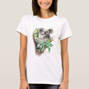 T-shirt Koala gris mignon