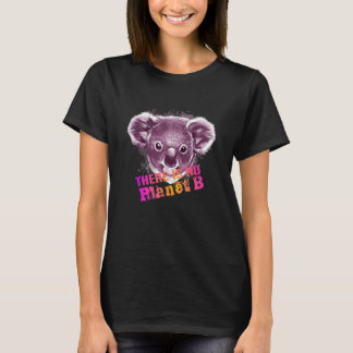 T-shirt KOALA IL N'Y A PAS DE PLANÈTE B Le changement clim