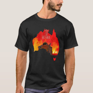 T-shirt Koala Kangaroo Animaux Les Gens Prient Pour L'Aust