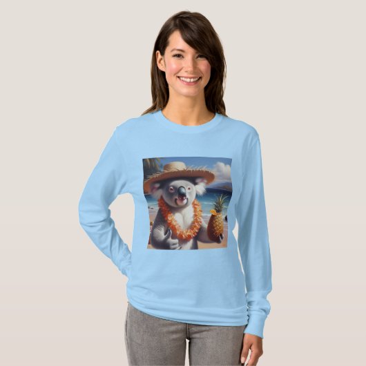 T-shirt Koala Luau (Devant entier)