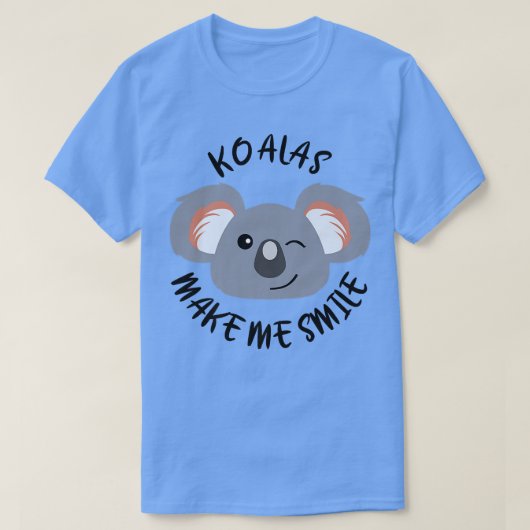 T-shirt Koala Mangeant Eucalyptus Ironique Dire Ours Premi (Design devant)