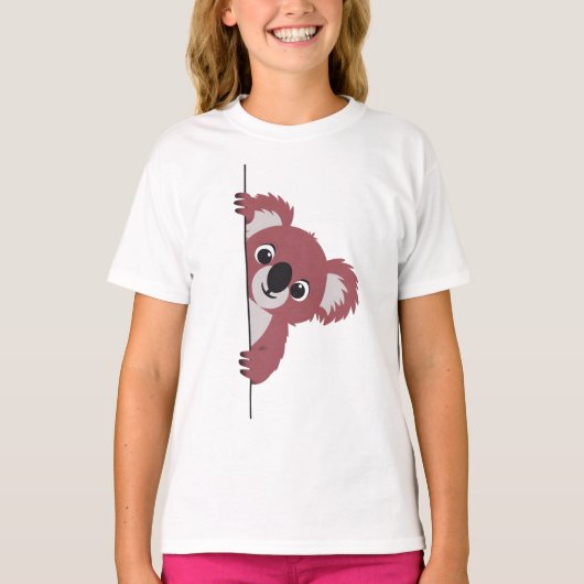 T-shirt koala mignon (Devant)