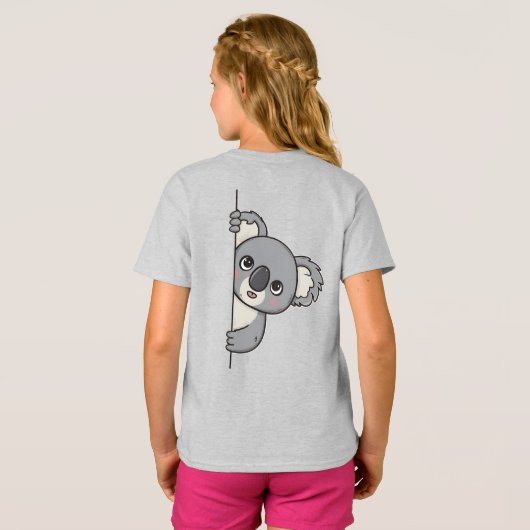 T-shirt koala mignon (Dos entier)