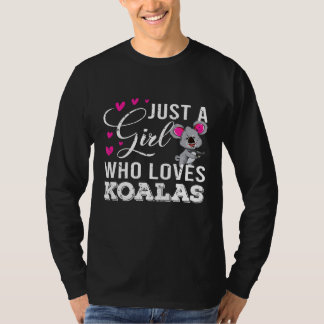 T-shirt Koala Ours Zoo Keeper Femmes filles Idée Koala
