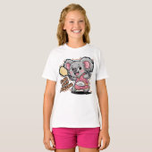 T-shirt koala play pickball (Devant entier)