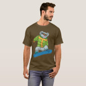 T-shirt Koala Snowboardeur Snowboard (Devant entier)