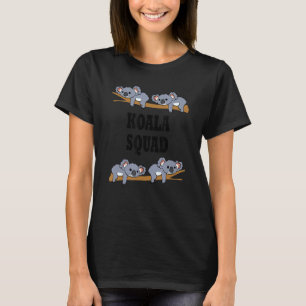 T-shirt Koala Squad Funny Koala Team Ironie Dit