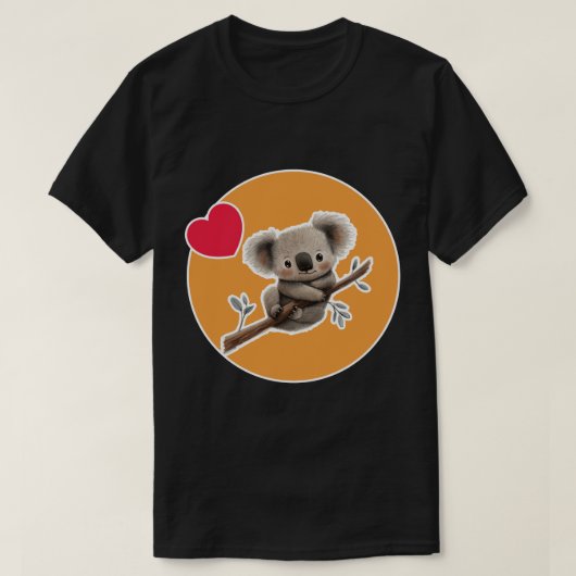 T-shirt Koala with a stick (Design devant)