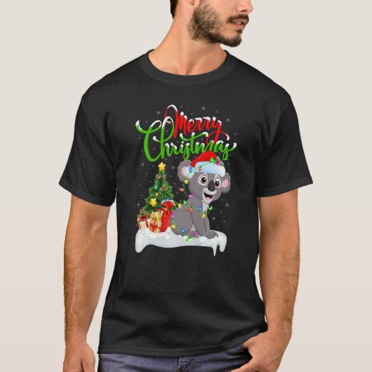 T-shirt Koala Xmas Decorations Santa Koala Christmas (Devant)