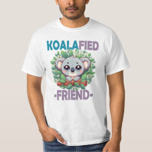 T-shirt Koalafied Ami drôle de jeu de mot Cute baby Koala