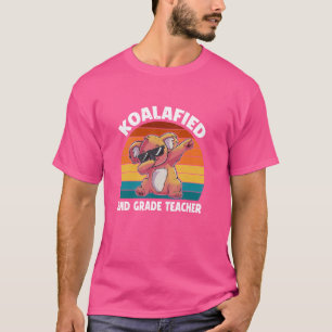 T-shirt Koalafied Enseignant de deuxième année Funny Koala