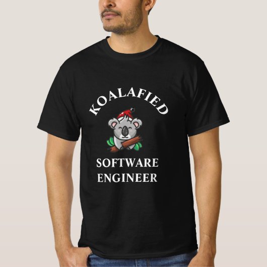 T-shirt Koalafied Software Engineer (Devant)