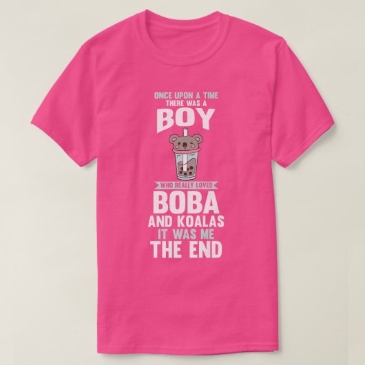T-shirt Koalas Bubble Tea  1360 (Design devant)