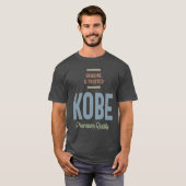 T-shirt Kobe Nom personnalisé Cadeau Anniversaire (Devant entier)