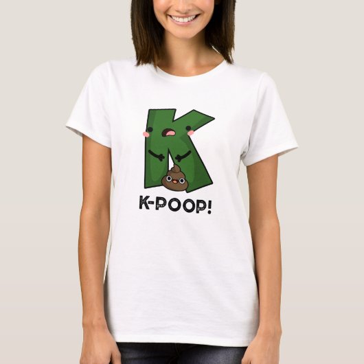 T-shirt Kobop Funny K-pop Poo Pun (Devant)