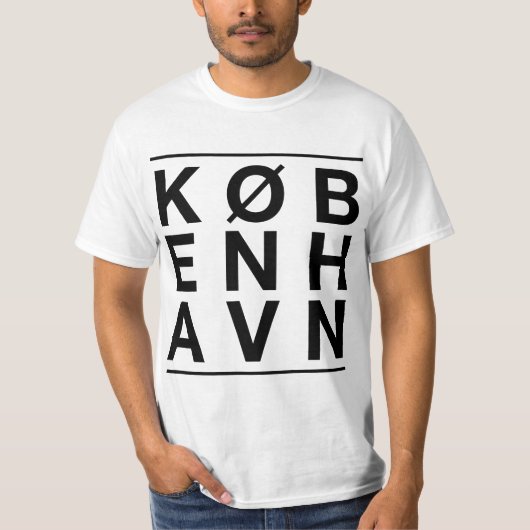 T-shirt Koebenhavn by Copenhagen Denmark (Devant)