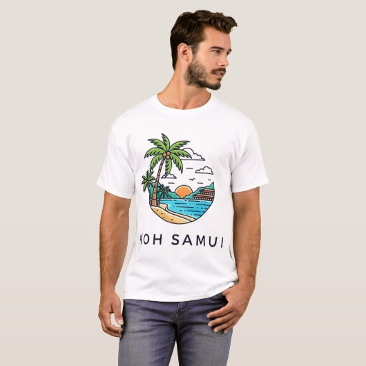T-shirt Koh Samui (Devant entier)
