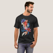T-shirt koi asiatique (Devant entier)