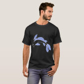 T-shirt koi bleu (Devant entier)