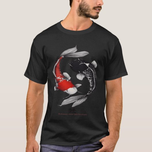 T-shirt Koi Classique Yin-Yang (Devant)