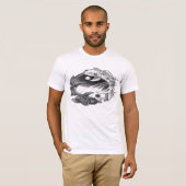 T-shirt koi de yang de yin (Devant entier)