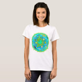 T-shirt Koi et Goldfish Circulaire Pond (Devant entier)