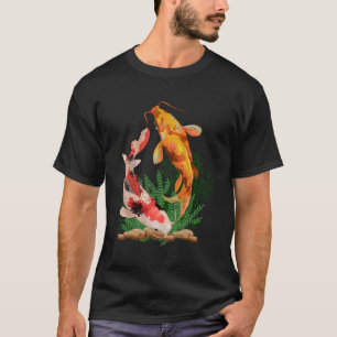 T-shirt Koi Fish Chinese Yin Yang Nouveauté Cadeau