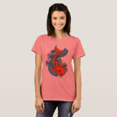 T-shirt Koi Fish Design (Devant entier)