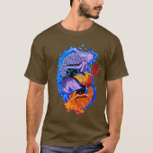 T-shirt Koi Fish Illustration T Shirt Design (Devant)