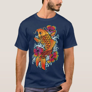 T-shirt Koi Fish Japan Butterfly Carp Nishikigoi 