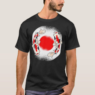 T-shirt Koi Fish Japon Drapeau Kois Japon