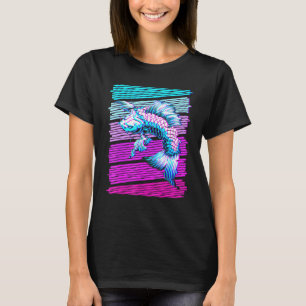 T-shirt Koi Fish Koi Carpe Japonaise traditionnelle Vaporw