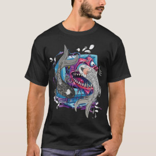 T-shirt Koi Fish Papa Idée Cadeau Ying Et Yang