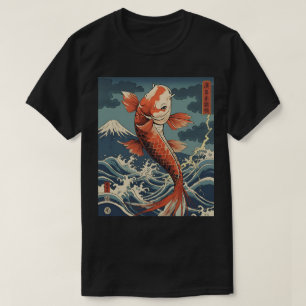 T-shirt Koi Fish Rising - Ocean Spirit