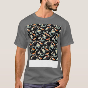 T-shirt Koi Fish Seamless Motif japonais p asiatique chino