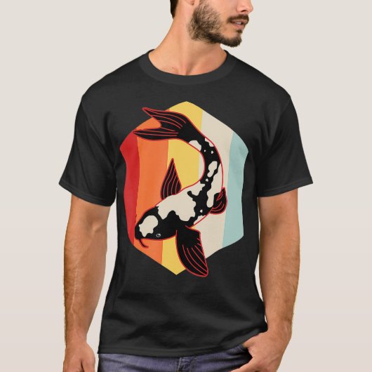 T-shirt Koi Fish T Shirt Design (Devant)