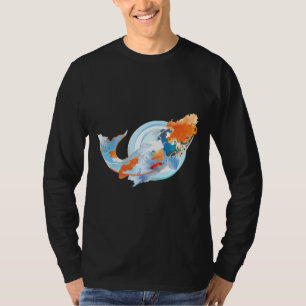 T-shirt Koi Fish Watercolor Art japonais Fish Art